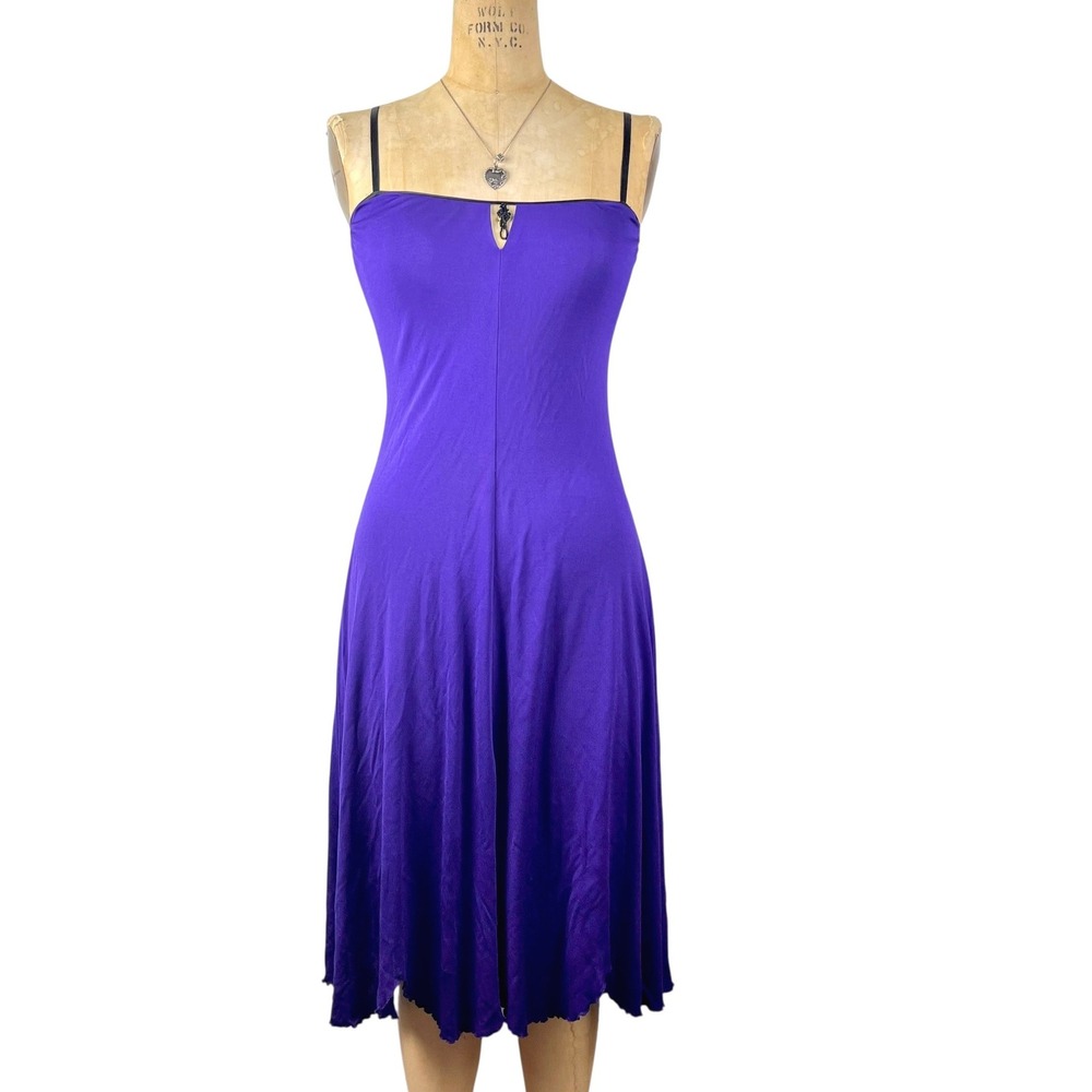 Vintage Fairy Mira Midi Dress Keyhole Neck Prom Formal Retro‎ Whimsy Size Small